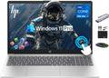 HP 15.6 FHD IPS Touchscreen Pavilion Laptop, Computer, 10-Core Intel i7 Processor, 64GB RAM, 1.5TB Storage (1TB SSD + 500GB Ext), Wi-Fi 6E, Windows 11 Pro+Lifetime Microsoft Office, MarxsolAccessory