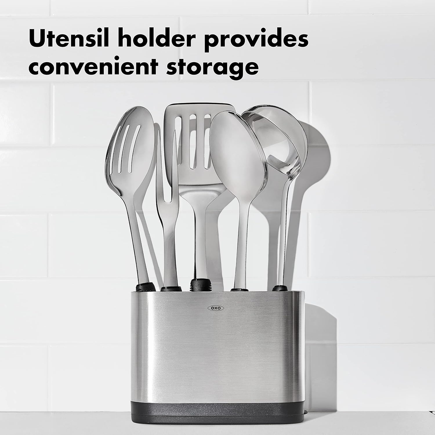 OXO Stainless Steel Kitchen Tools | Prep & Serve | Modern Style | 6-Piece Set | Pack of 2
