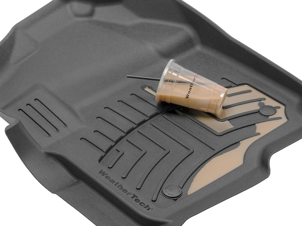WeatherTech Custom Fit FloorLiners for Subaru Outback - 1st Row (477081), Cocoa