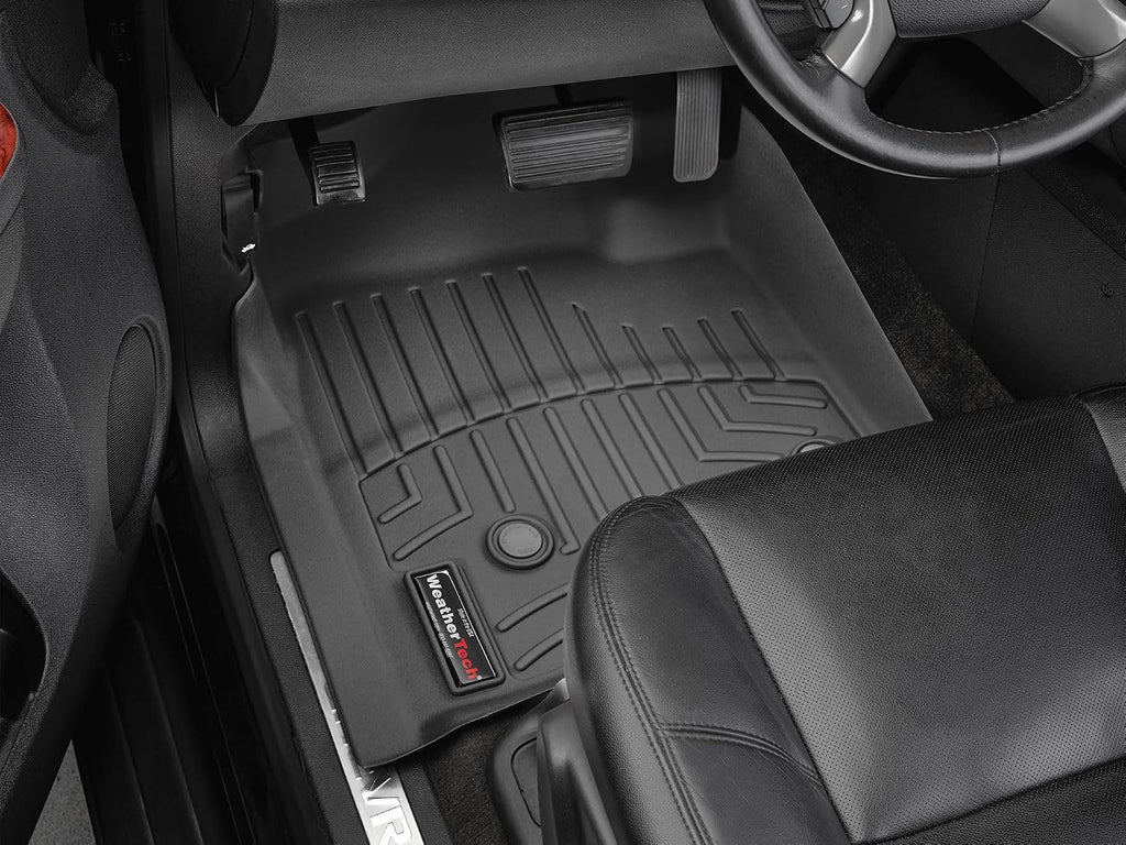 WeatherTech Custom Fit FloorLiners for Chevrolet Silverado, Avalanche, Avalanche - 1st Row (440661), Black