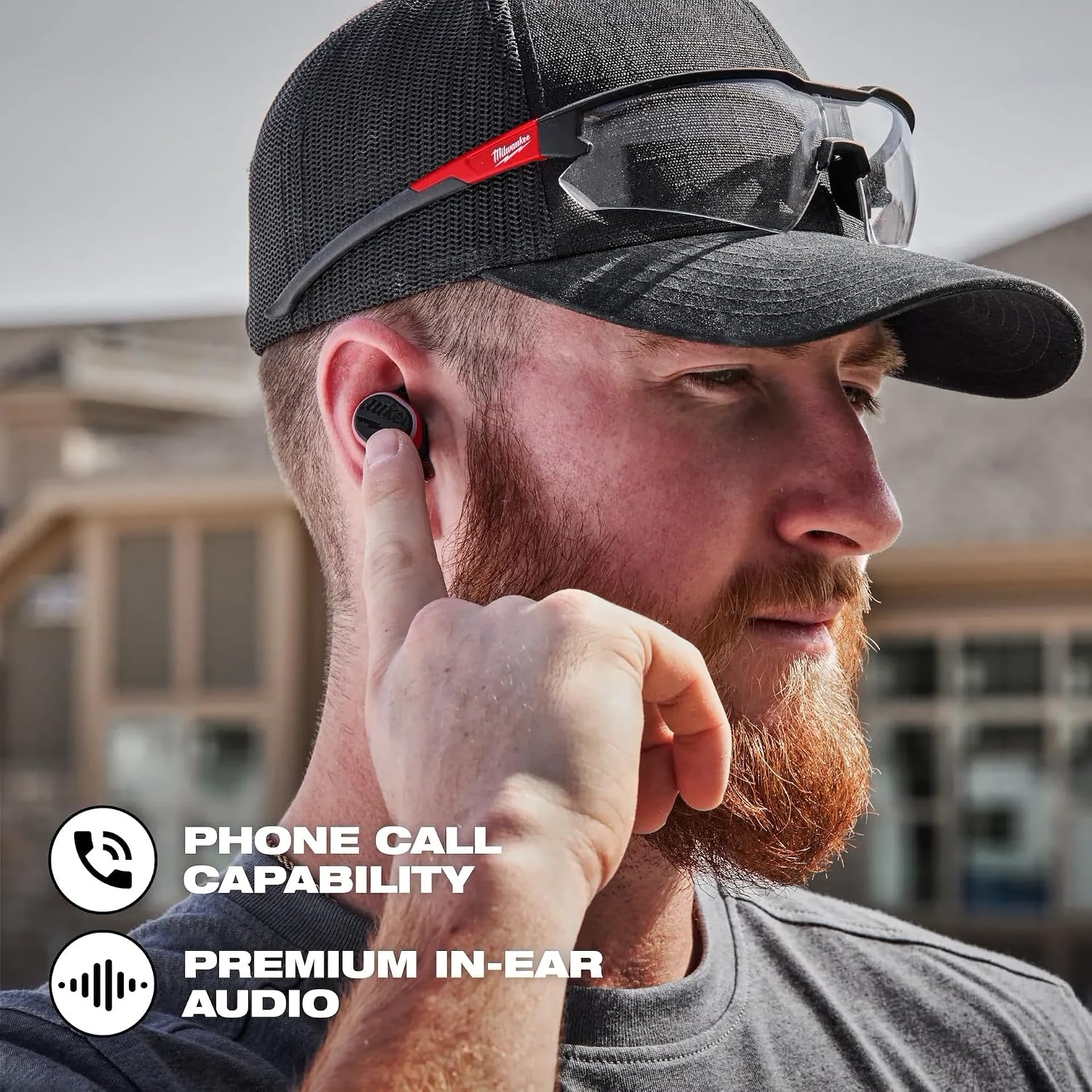 Milwaukee Electric - USB BLUETOOTHREG JOBSITE Ear Buds