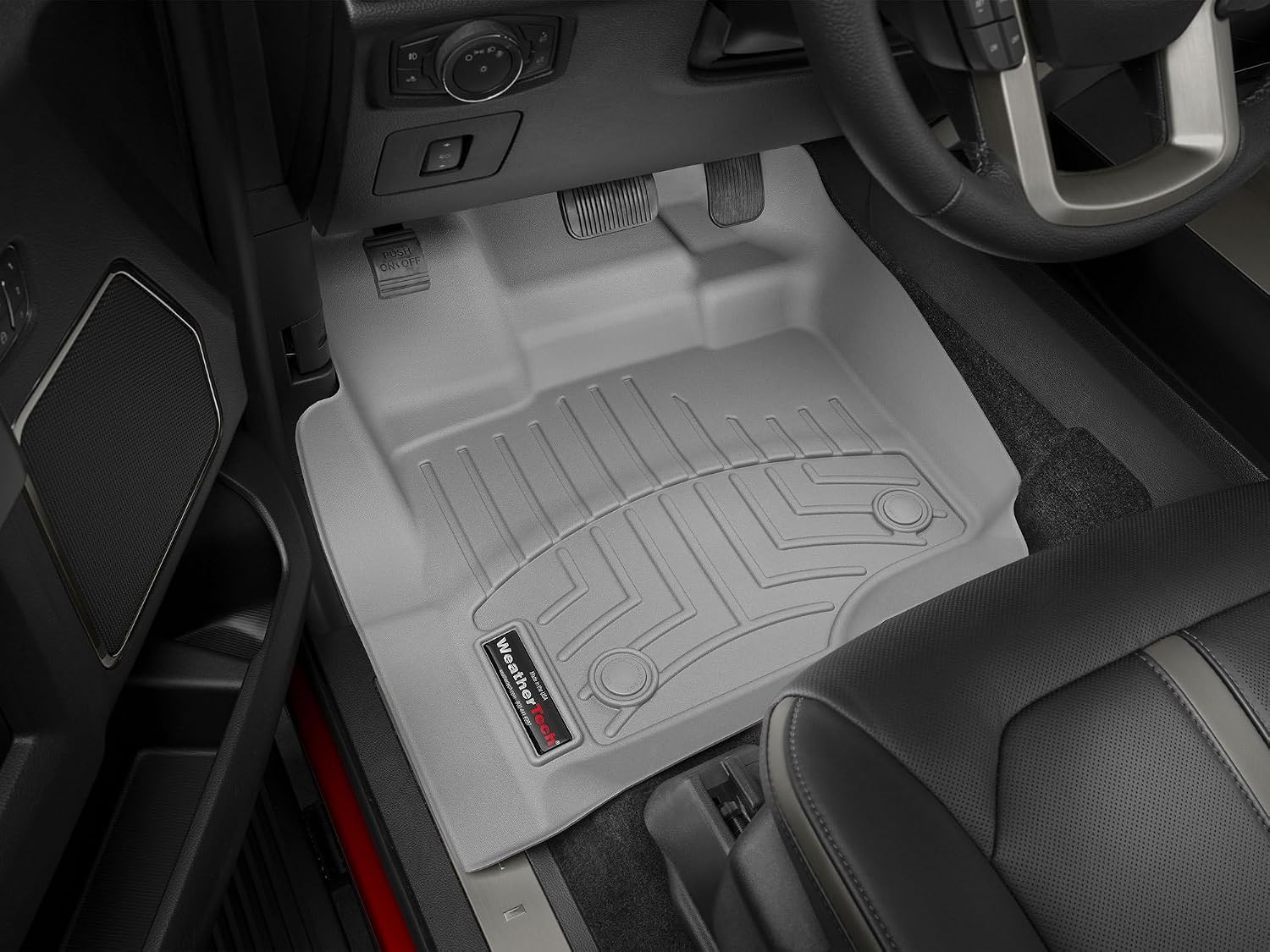 WeatherTech Custom Fit FloorLiners for Chevrolet Silverado 1500, Silverado 1500, Silverado 2500HD/3500HD - 1st & 2nd Row (45066-1-0), Tan