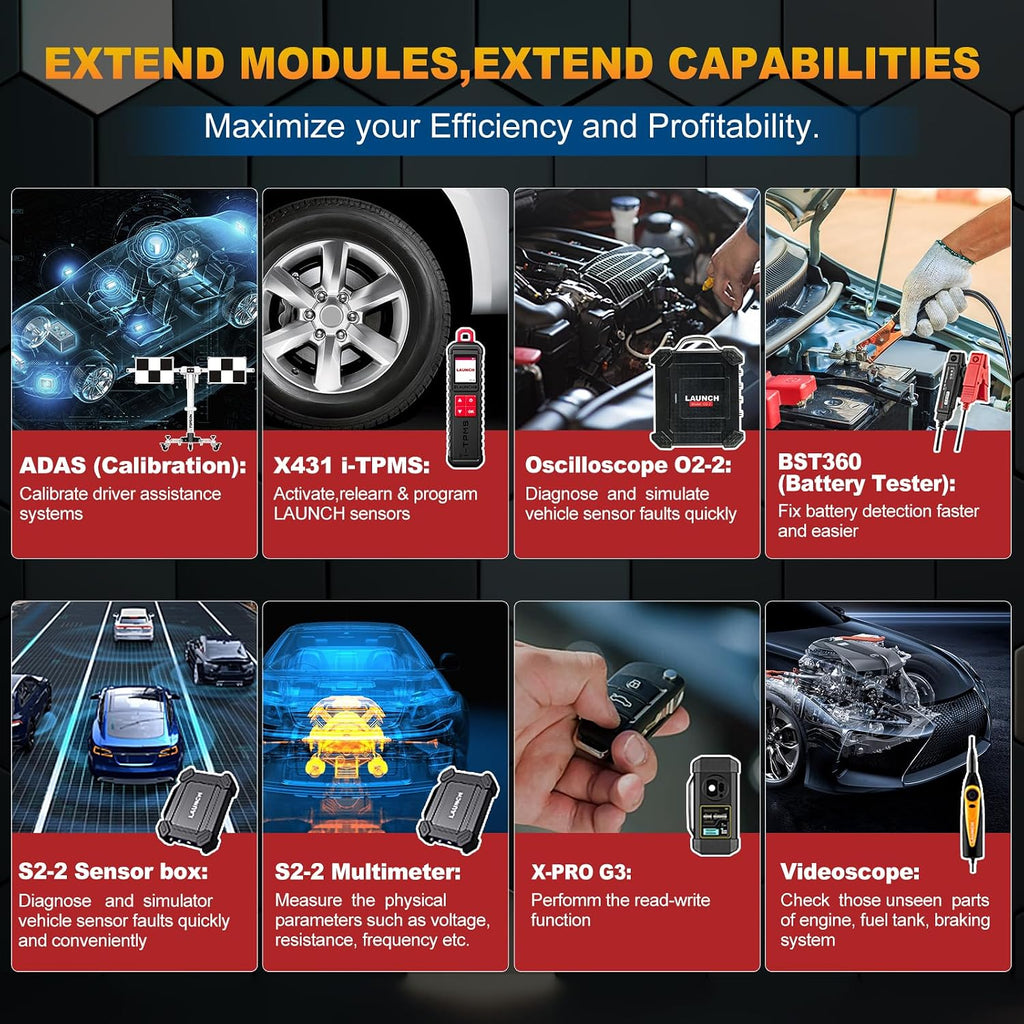 LAUNCH X431 PRO Elite 2026 New Bidirectional Scan Tool, 38+ Reset, ECU Coding, All-in-One Full System Diagnostic Scanner, CANFD&DoIP, FCA AutoAuth, VAG Guide,Same as Pro3s+ 5.0,2 Years Free Update