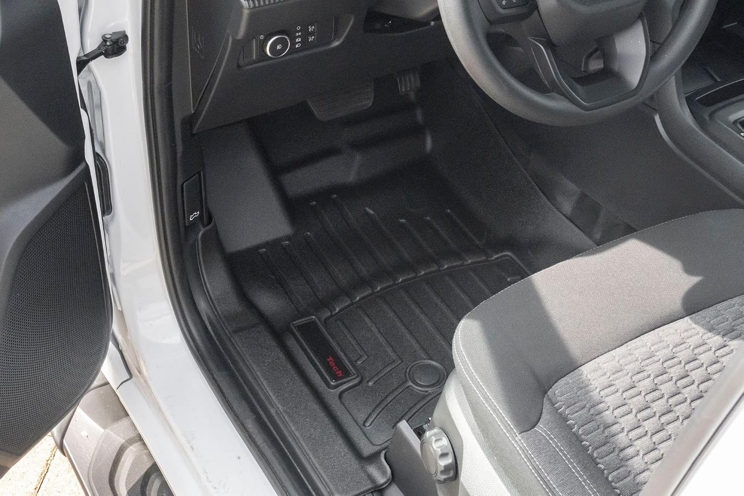 WeatherTech Custom Fit FloorLiners for Ford Ranger - 1st Row (4418921V), Black