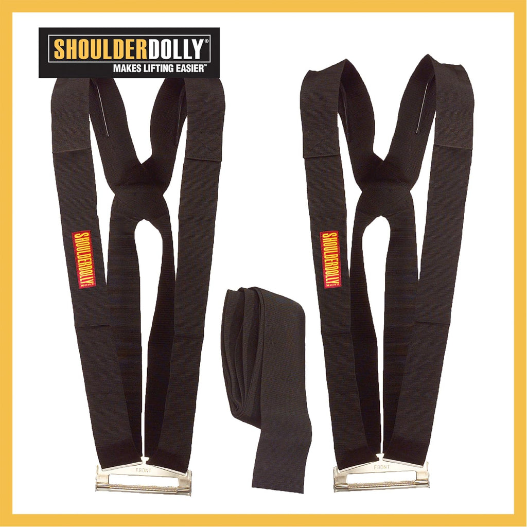 Shoulder Dolly Moving Straps - Lifting Strap for 2 Movers - Move,Lift,Carry,and Secure Furniture,Appliances,Heavy,Bulky Objects Safely,Efficiently,More Easily Like The Pros - LD1000,(Pack of 8)