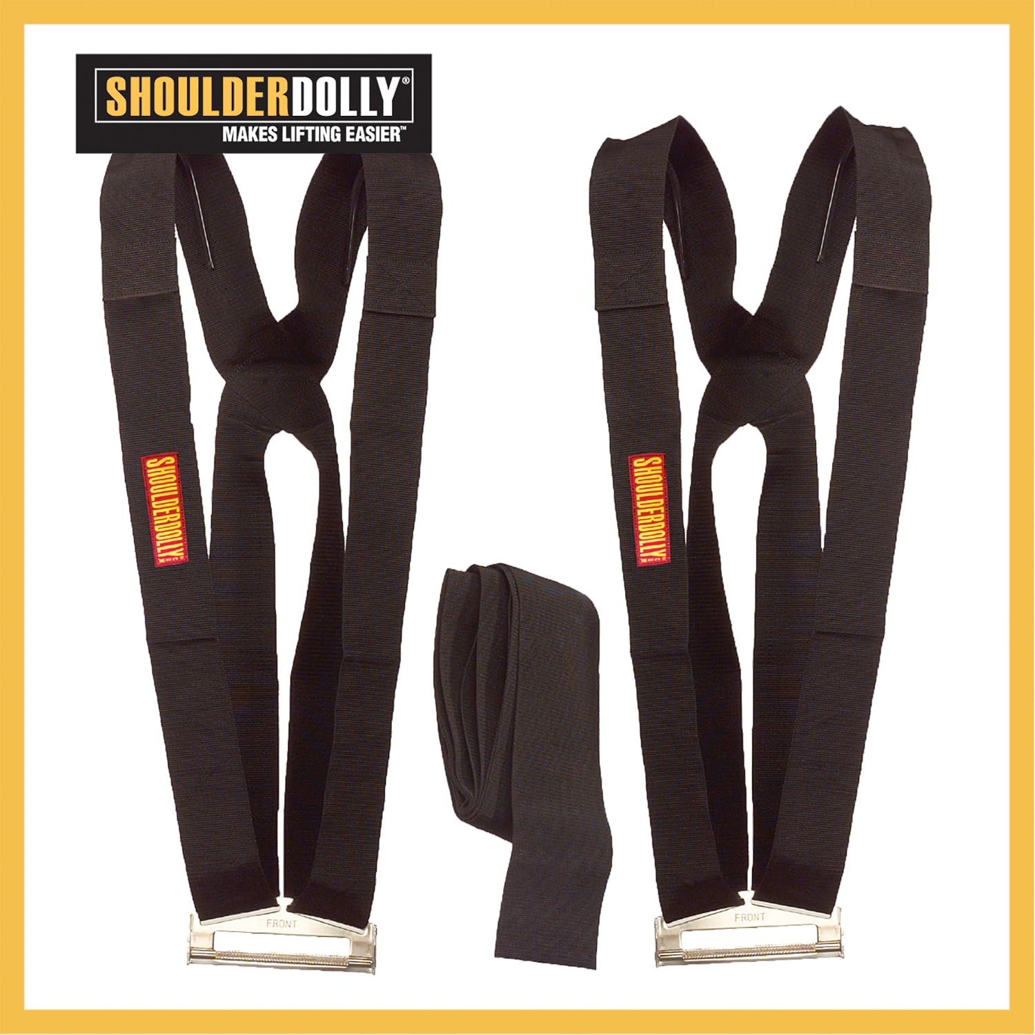 Shoulder Dolly Moving Straps - Lifting Strap for 2 Movers - Move,Lift,Carry,and Secure Furniture,Appliances,Heavy,Bulky Objects Safely,Efficiently,More Easily Like The Pros - LD1000,(Pack of 8)