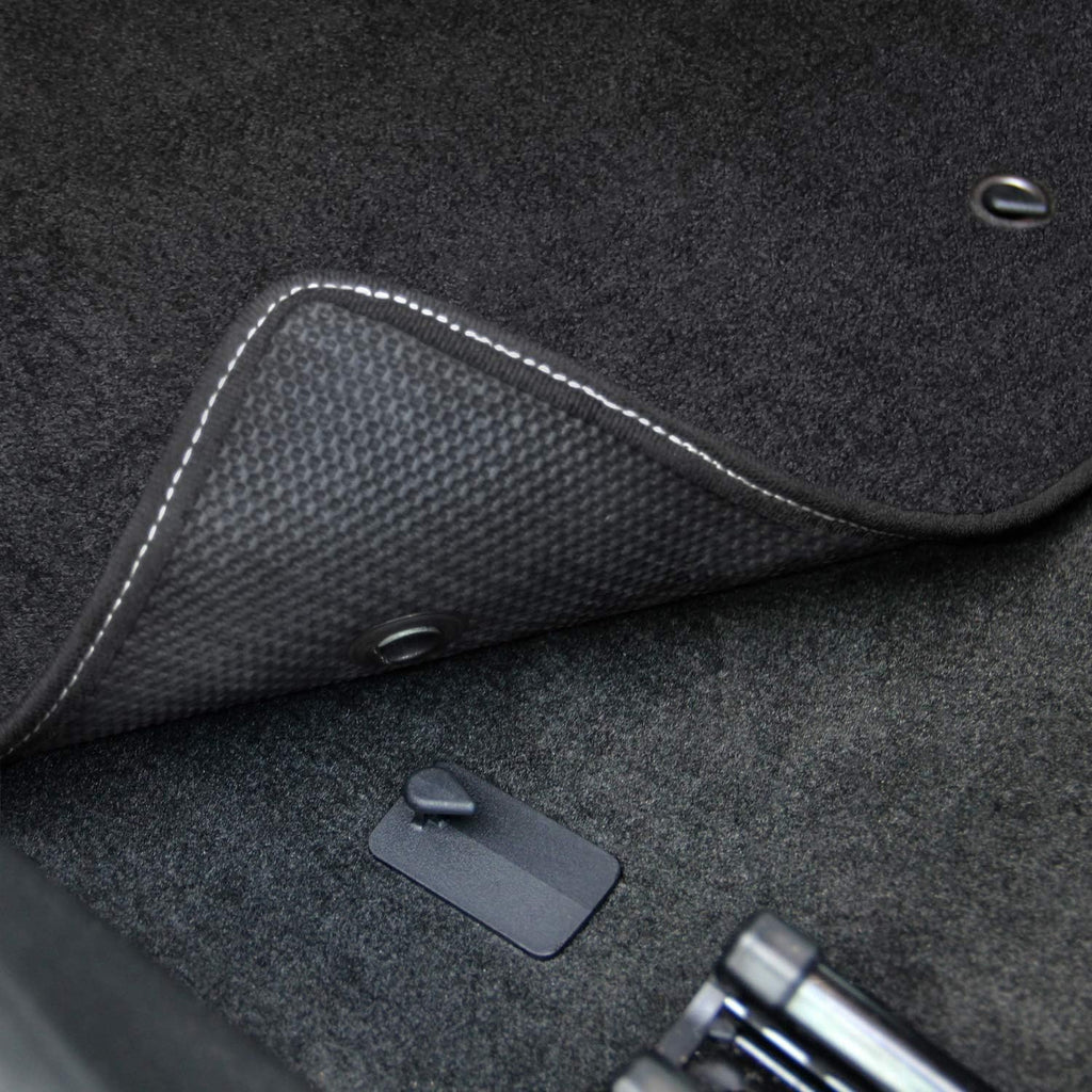 Lloyd Mats Floor Mats for Ram 1500 2012-2018 | 2PC Front Mats | Charcoal | Non-Slip Backing | Crew cab (2019-2024 Classic)