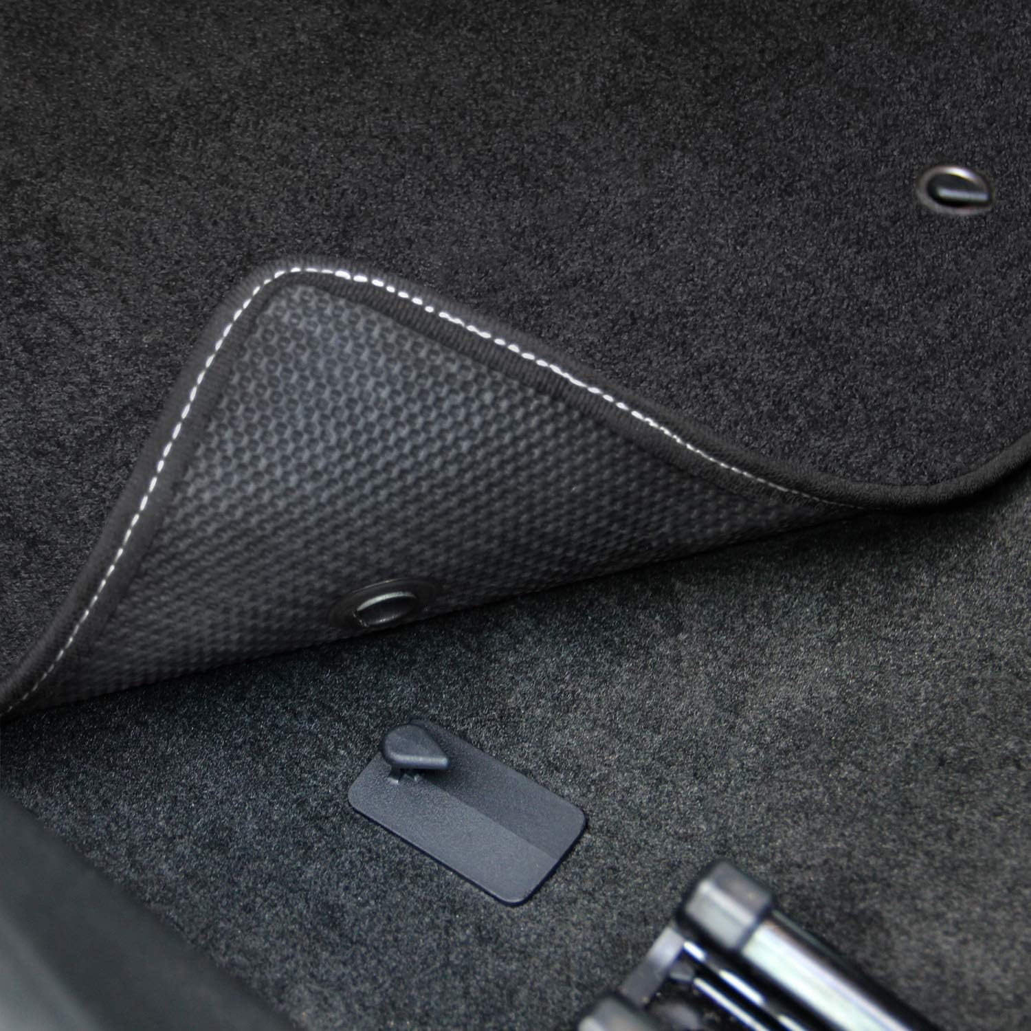 Lloyd Mats Floor Mats for Ram 1500 2012-2018 | 2PC Front Mats | Charcoal | Non-Slip Backing | Crew cab (2019-2024 Classic)