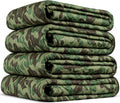 US Cargo Control 65 lb/dozen, 80'x72' Large Heavy Duty Moving Blanket, MBCAMO Camo, 4-pack