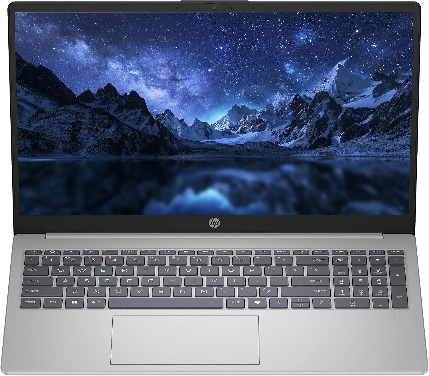 HP 15.6' Business Laptop Computer, Intel Core i5-1334U 10-Core (Up to 4.6Ghz), 16GB RAM 512GB SSD, Fingerprint Reader, Backlit Keyboard, Windows 11, Numeric Keypad, SageNova Earphones, Silver
