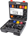 Powerbuilt 22 Piece Cooling System Pressure Tool Kit, Service and Leak Detection for Cars and Trucks, Coolant Adapters, Storage Case 940427