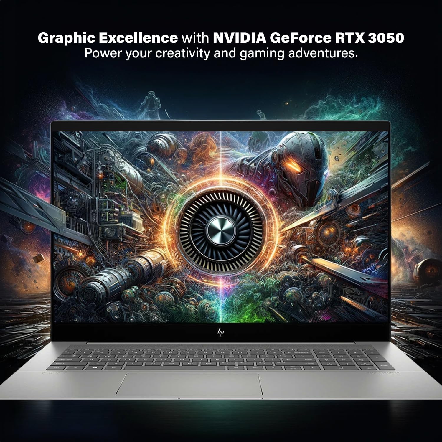 HP Envy 17 Laptop, 17.3' FHD Touchscreen Display,Intel i7-1355U Processor, 32GB RAM 1TB SSD, NVIDIA GeForce RTX 3050, Backlit Keyboard, Wi-Fi 6E, Bluetooth 5.3, Windows 11 Home, Silver