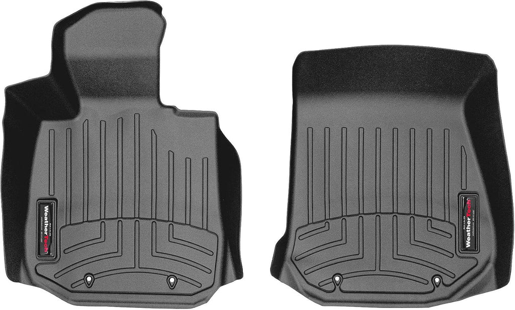 WeatherTech Custom Fit FloorLiners for BMW Z4 30i, Z4 M40i, Supra - 1st Row (4415341), Black