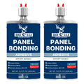2 Pack Buck Panel Bonding Adhesive, Two-Part Epoxy, 400 ml/13.5 fl oz Cartridge, 08115 Replacement, Heavy Duty Metal Glue for Automotive Use, Bonds w/Steel, Aluminum, Plastic, OEM Recommended, Black