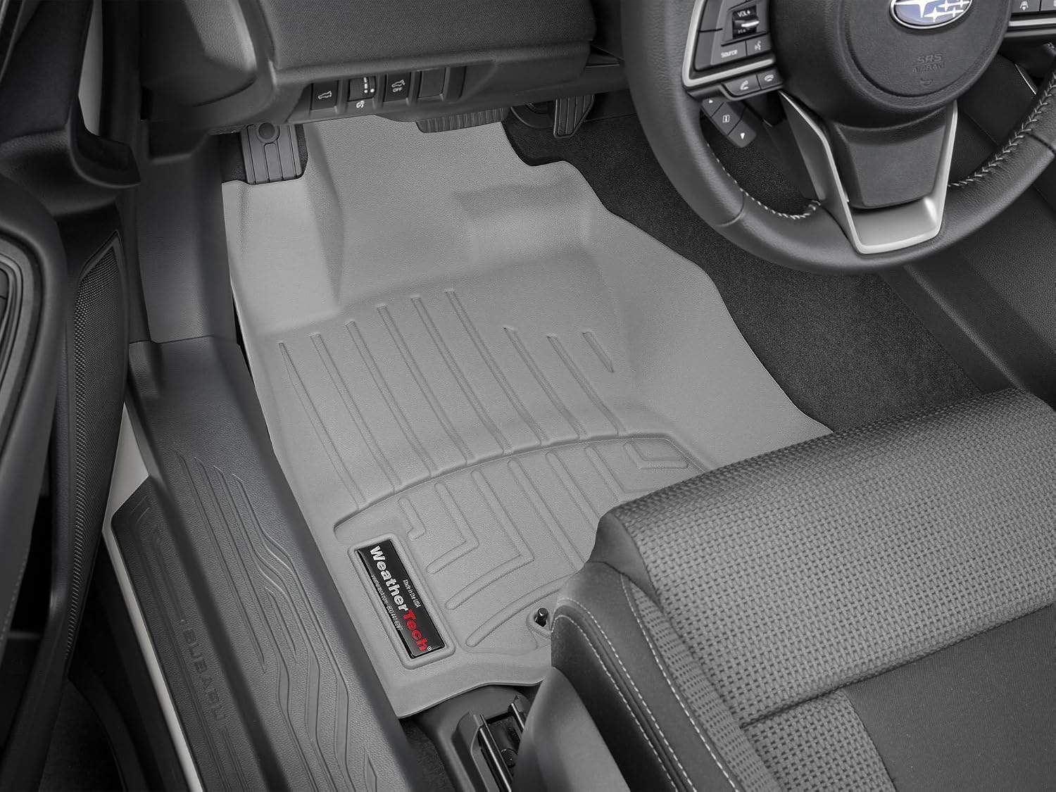 WeatherTech Custom Fit FloorLiners for Subaru Outback, Legacy, 1st Row (4615831), Grey