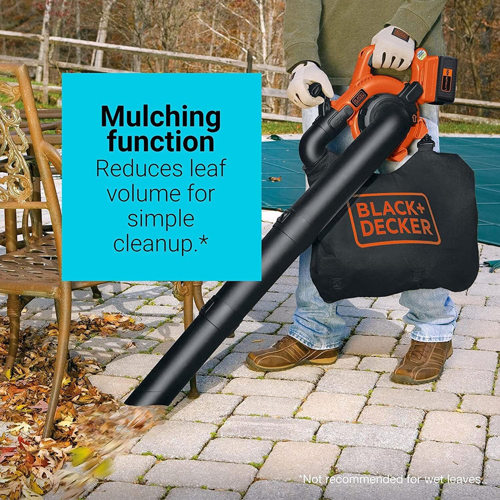 BLACK+DECKER 40V MAX* Cordless Hard-Surface Sweeper with POWERCOMMAND (LSW36)