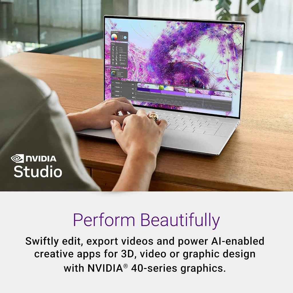 Dell XPS 16 9640 Laptop | Intel Core Ultra 7 155H CPU | NVIDIA GeForce RTX 4050 | 16.3' WUXGA (1920 x 1200) | 16GB DDR5 RAM | 2TB PCIe SSD + 512GB External | Win 11 | Backlit Keyboard