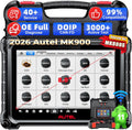 Autel Scanner MaxiCOM MK900, OE All-System OBD2 Scanner & Bidirectional Tool, 8in Up of MK808S MK808BT MX808S MK808Z, 3000+ Active Tests, 40+ Service, CAN-FD&DOIP, Smart Auto VI-N, FCA Auto Auth 11OS