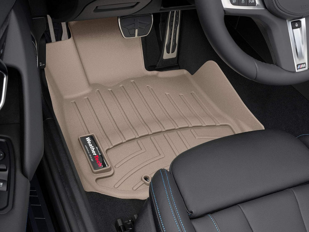 WeatherTech Custom Fit FloorLiners for Supra, Z4 30i, Z4 M40i - 1st Row (4515341), Tan