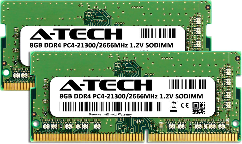 A-Tech 16GB Kit (2x8GB) RAM for Acer Nitro 5 AN515-54-5812 Gaming Laptop | DDR4 2666MHz SODIMM PC4-21300 (PC4-2666V) Memory Upgrade Modules