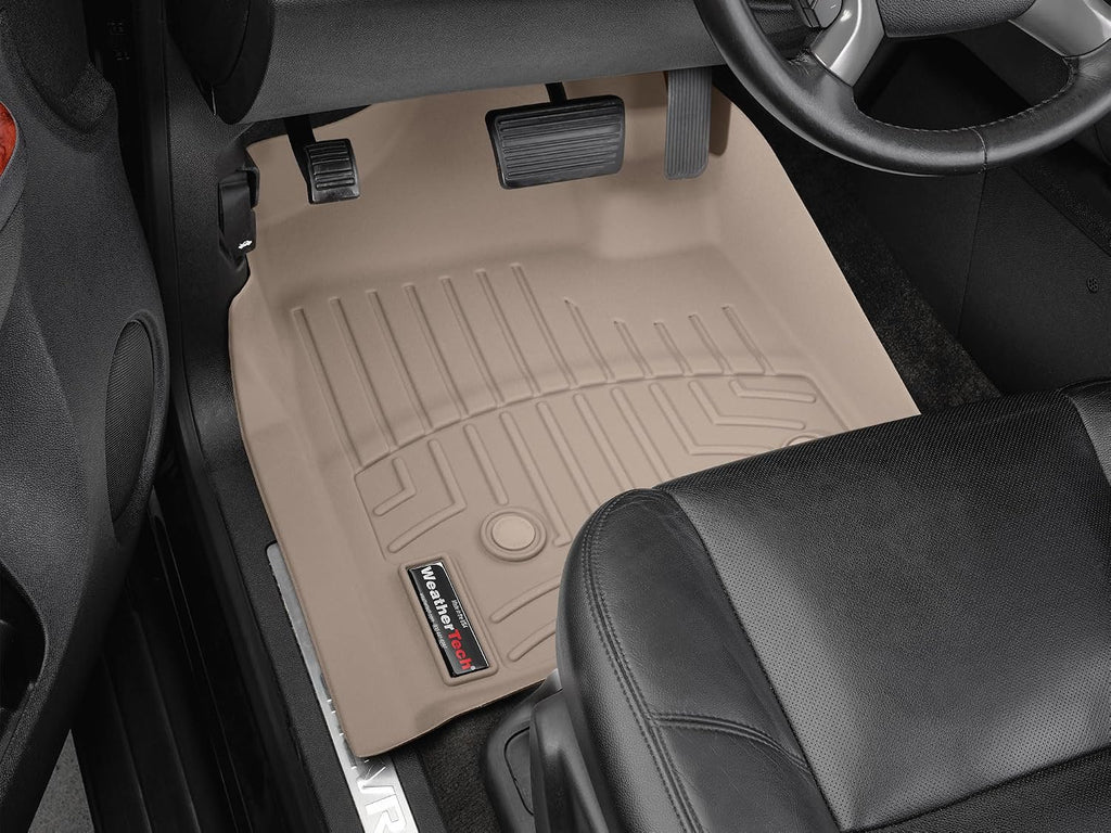 WeatherTech Custom Fit FloorLiners for Chevrolet Avalanche, Avalanche, Escalade ESV - 1st Row (450661), Tan