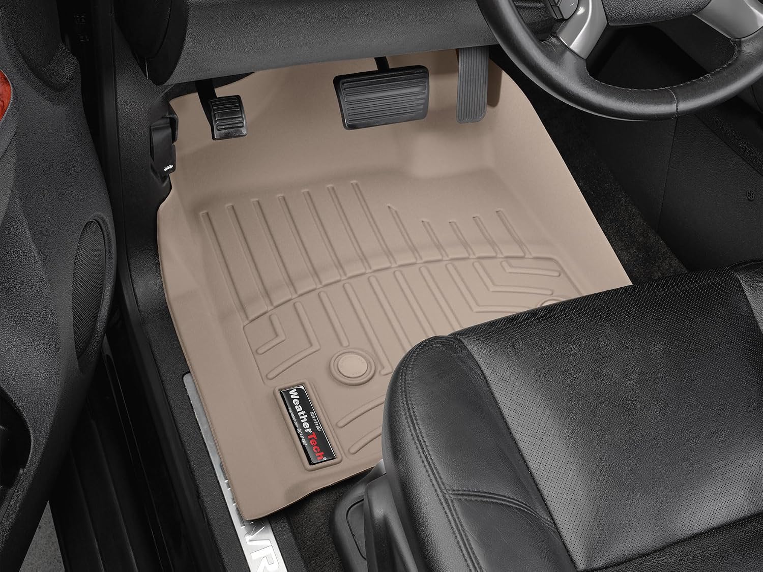 WeatherTech Custom Fit FloorLiners for Chevrolet Avalanche, Avalanche, Escalade ESV - 1st Row (450661), Tan