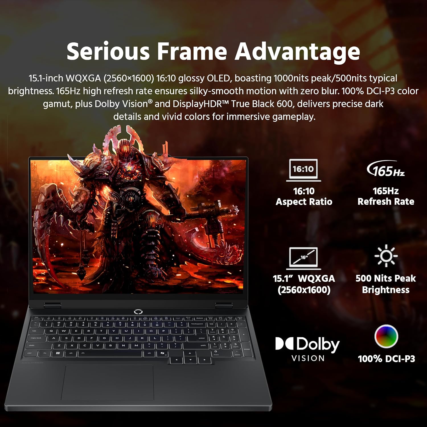 Lenovo Legion 5 15.1' WQXGA 165Hz OLED AI-Powered Gaming Laptop, AMD Ryzen 7 260, GeForce RTX 5060 GDDR7, 16GB DDR5, 1TB SSD, Backlit Keyboard, Wi-Fi, Win 11 Pro, Black, 1TB Docking Station Set