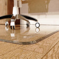 MESAILUP Beveled Edge Office Chair Mat for Carpet or Hardwood Floor 36' x 46' Clear Chair Mats for a Smooth Glide and Easy Roll On/Off, Heavy Duty and Non-Slip Pad Floor Ultimate Desk Chair Mat