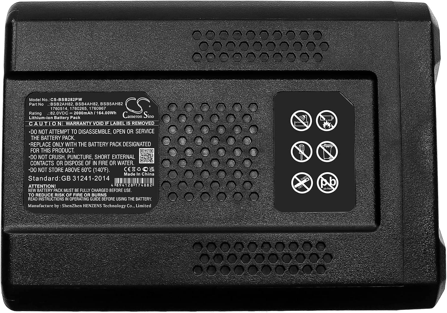 Battery Replacement for Briggs & Stratton BSB2AH82,BSB4AH82,BSB5AH82 Snapper XD 82V MAX Cordless Electric Self-Propelled Utility Cart,Snapper XD 82V MAX Cordless Electric 19' Push Lawn Mowe