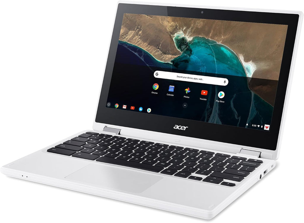acer Chromebook R 11 Convertible, 11.6-Inch HD Touch, Intel Celeron N3150, 4GB DDR3L, 32GB, CB5-132T-C1LK, Denim White