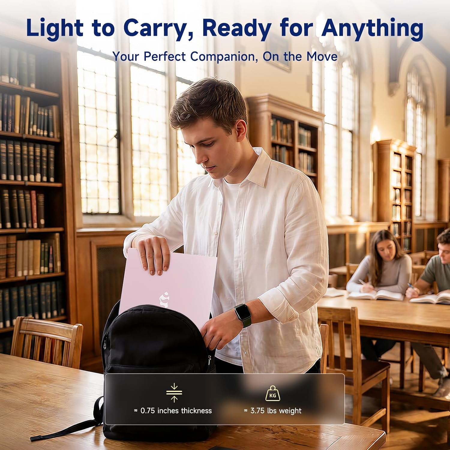 NIMO 15.6' IPS FHD-Business-Laptop, 8 Cores AMD Ryzen 7 Pro 6850U 32GB LPDDR5 RAM 1TB SSD (Beat i7-1360P Up to 4.7GHz) Radeon-680M 100W Fast PD for Content Creators & Student 2-Yr Warranty