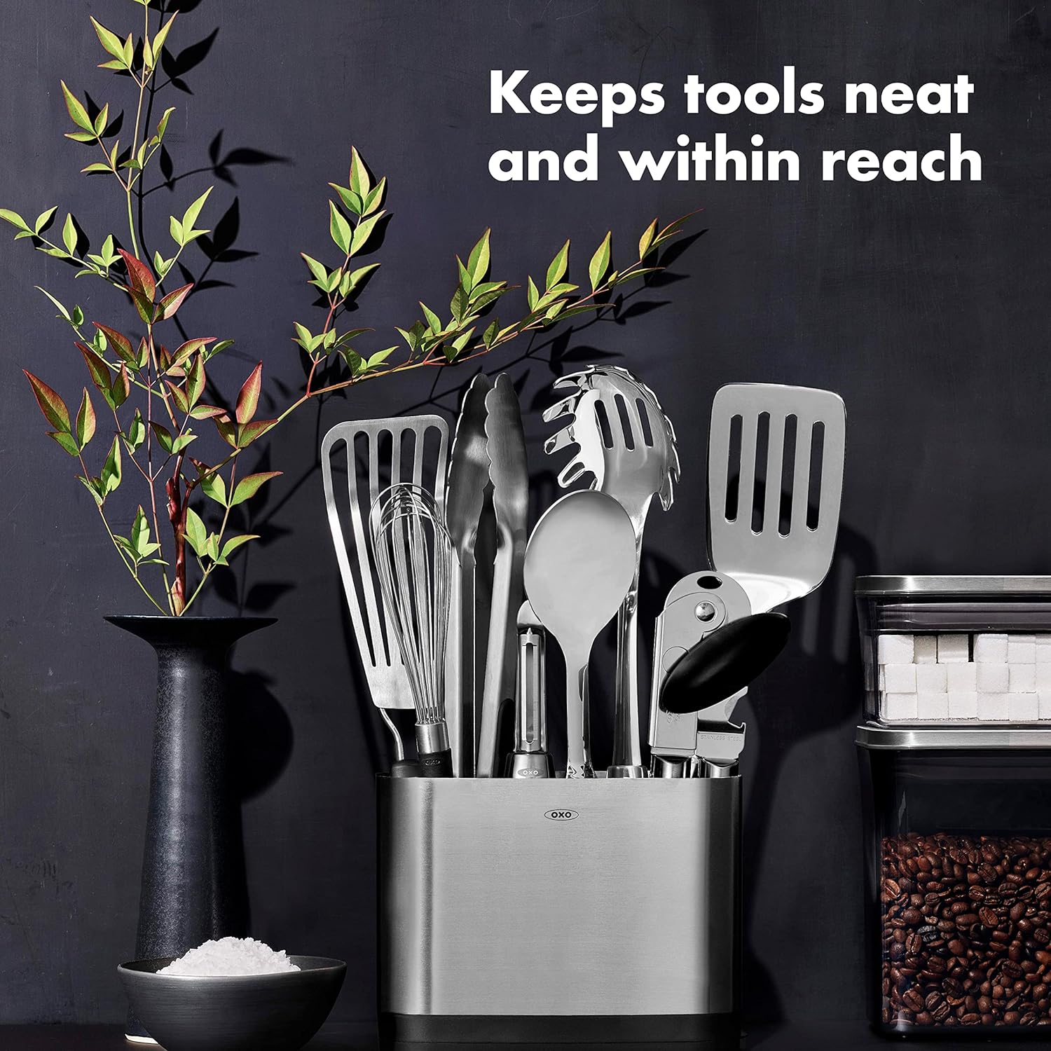 OXO Steel Piece Utensil Set, 15 PC, Stainless Steel