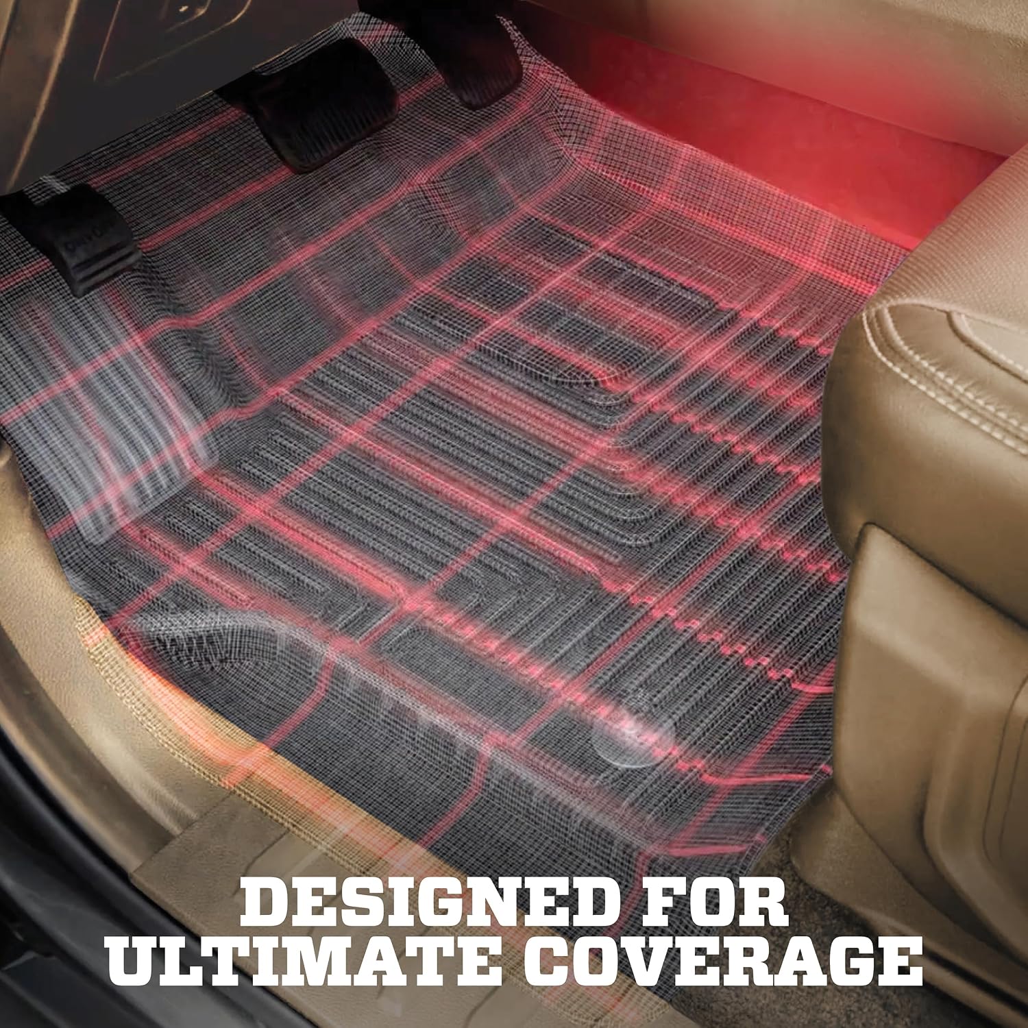 Husky Liners X-act Contour Floor Mats | Fits 2022-2026 Ford Maverick (Hybrid Models Only) | Front Row, 2-pc Black - 51451