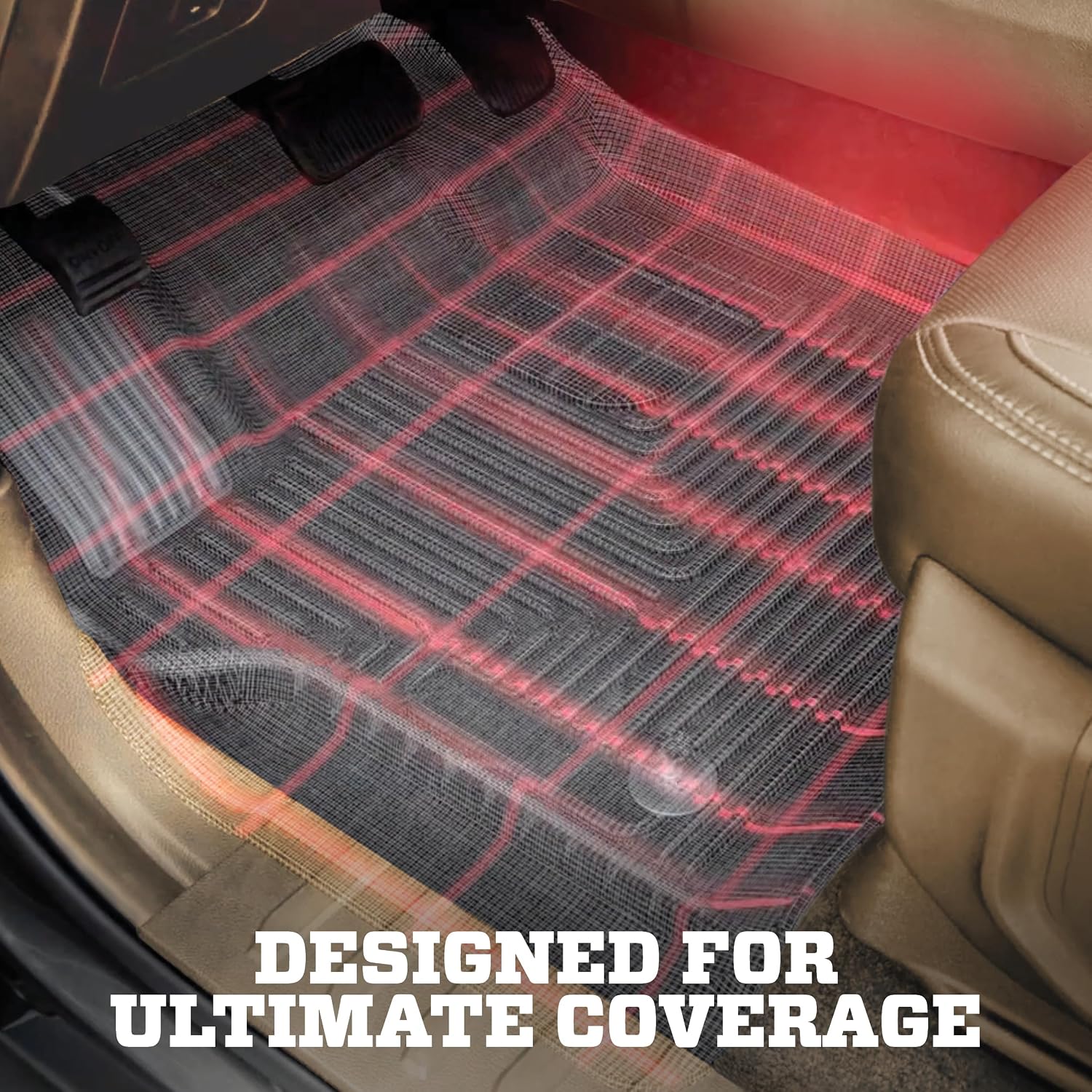 Husky Liners Weatherbeater Floor Mats | Fits 2023-2026 Mazda CX-50 | Front & 2nd Row, 3-pc Black - 96621