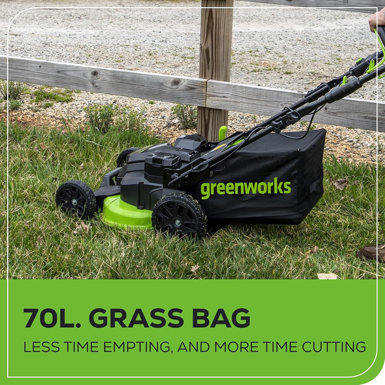 Greenworks 82V Bundle - 25' Brushless (Self-Propelled) Cordless Lawn Mower, (2) 4.0Ah Batteries and Dual Port Rapid Charger + Bonus 4.0Ah Battery (Bonus Battery)