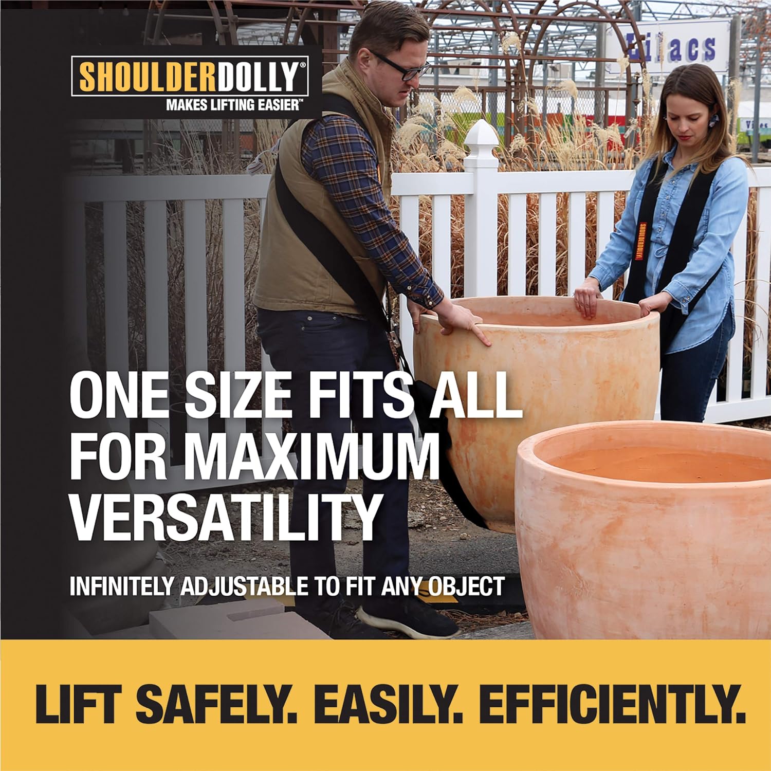 Shoulder Dolly Moving Straps - Lifting Strap for 2 Movers - Move,Lift,Carry,and Secure Furniture,Appliances,Heavy,Bulky Objects Safely,Efficiently,More Easily Like The Pros - LD1000,(Pack of 8)