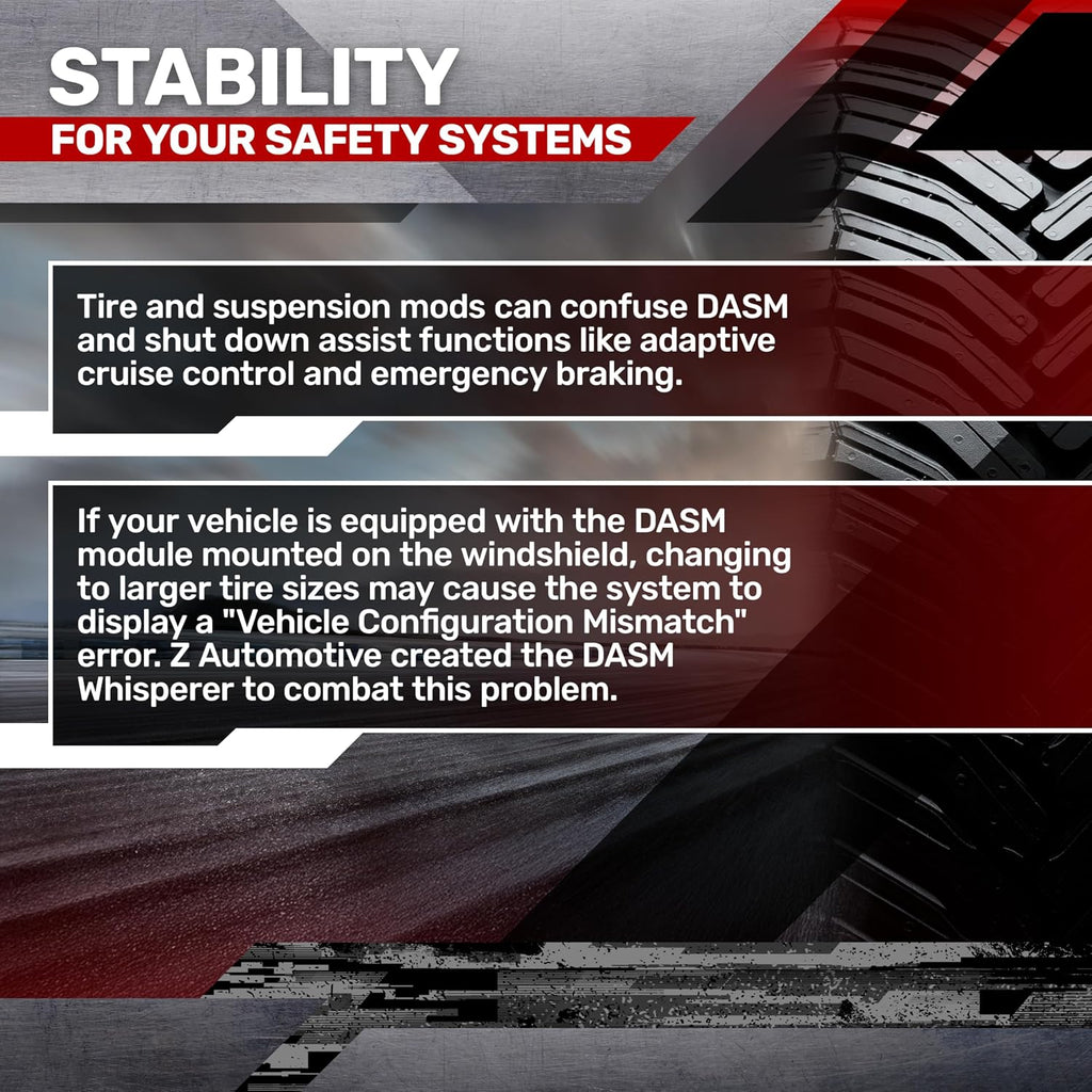 Z Automotive DASM Whisperer fits 2025-2026 Wrangler JL, Wrangler 4xe & Gladiator JT | Quick Fix | Custom Fit | Improves Handling and Performance | OEM Quality | Easy Installation