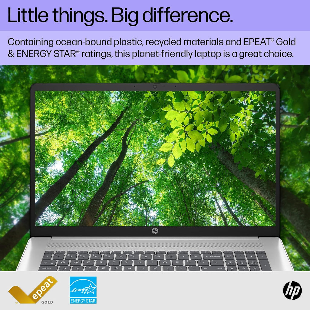 HP 17.3 inch Touchscreen Laptop, Microsoft Office Pro Lifetime, Intel 10-Core 7 150U(Up to 5.4GHz), 64 GB RAM, 4 TB SSD, 17 inch Touchscreen HD+, Long Battery Life, Fast Charge, Windows 11 Pro