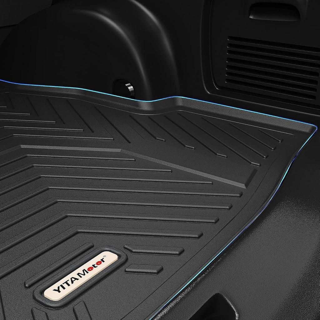 YITAMOTOR Floor Mats & Cargo Liner Fit for Mazda CX-5 2017-2021, TPE All Weather Custom Fit Floor Liners for Mazda CX5, 1st & 2nd Row and Trunk Liner Car Mats Set Accessories, Black