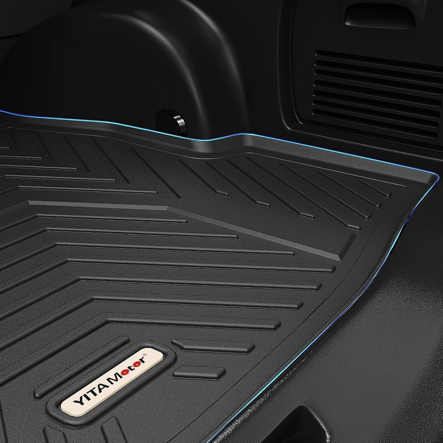 YITAMOTOR Floor Mats & Cargo Liner Fit for Mazda CX-5 2017-2021, TPE All Weather Custom Fit Floor Liners for Mazda CX5, 1st & 2nd Row and Trunk Liner Car Mats Set Accessories, Black