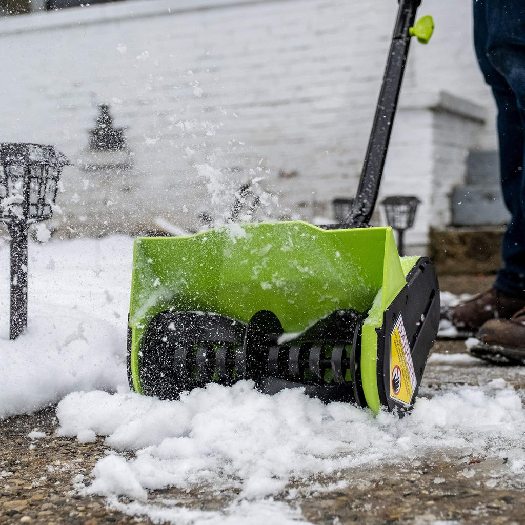 Earthwise Power Tools by ALM 20-Volt 12-Inch Cordless Electric Snow Thrower