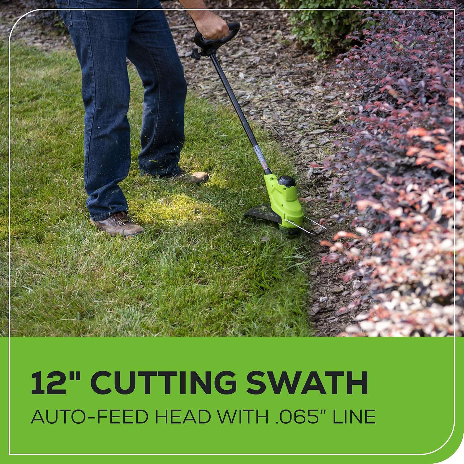 Greenworks 48V (24V x 2) 17' Brushless Mower+12' String Trimmer +320CFM Blower,(2) 4.0Ah Batteries and 2A Dual Port Charger