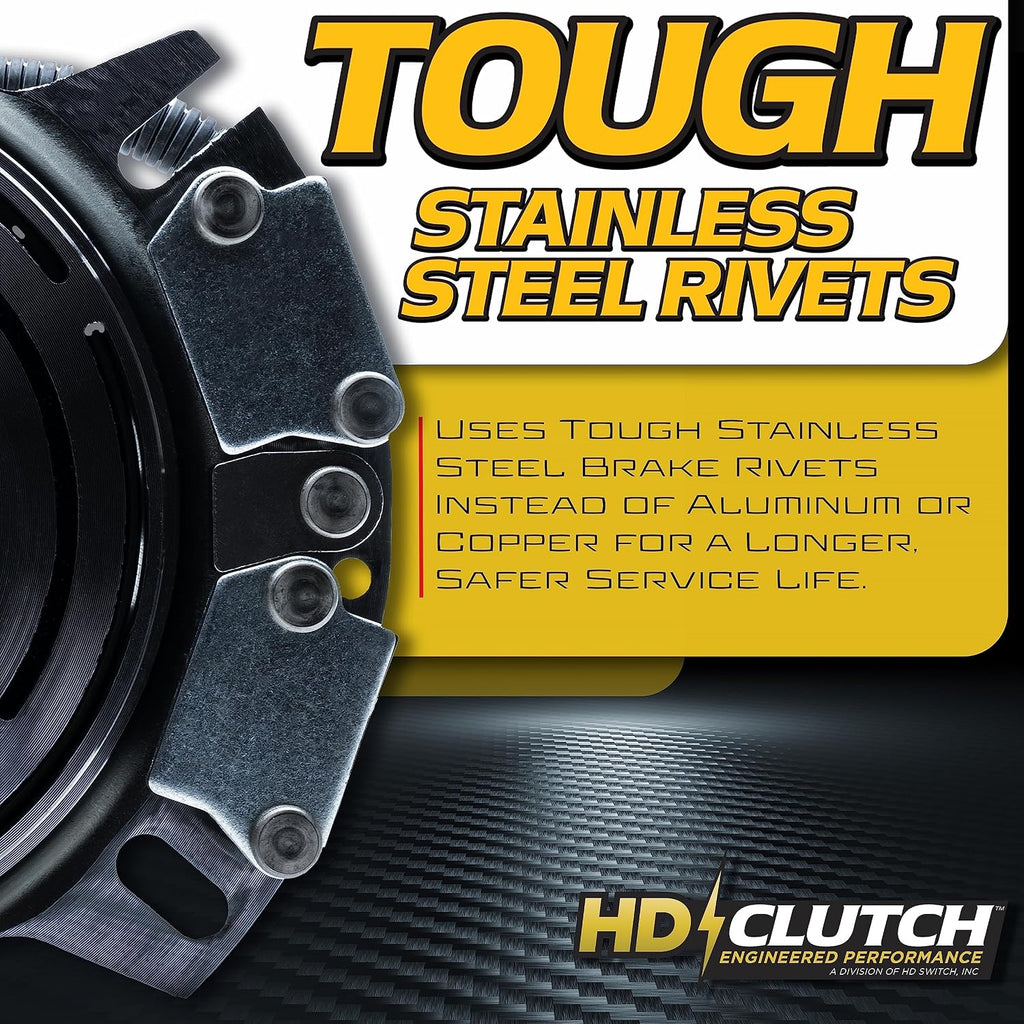 HD Switch High Torque 130ftlb (OEM 105) BIGBearing Solid Steel Billet Pulley Electric PTO Clutch for Exmark 135-2498 5219-229 5219229 Staris E