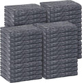 Large Moving Blankets Bulk 80 x 72 Inch Packing Moving Storage Blankets Textile Skin Pads Quilted Shipping Furniture Pads for Protecting Furniture Moves and Storage(Gray,24 Pcs)