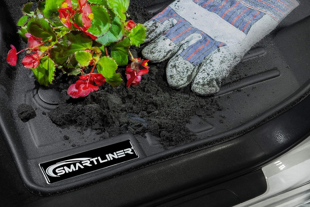 SMARTLINER Custom Fit Floor Mats 2 Row Liner Set for 2014-2025 Lexus is