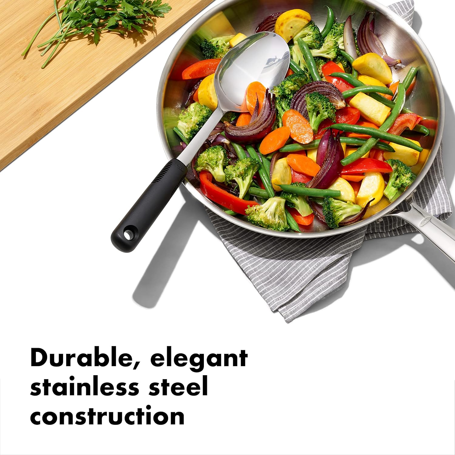 OXO Stainless Steel Kitchen Tools | Prep & Serve | Modern Style | 6-Piece Set | Pack of 2