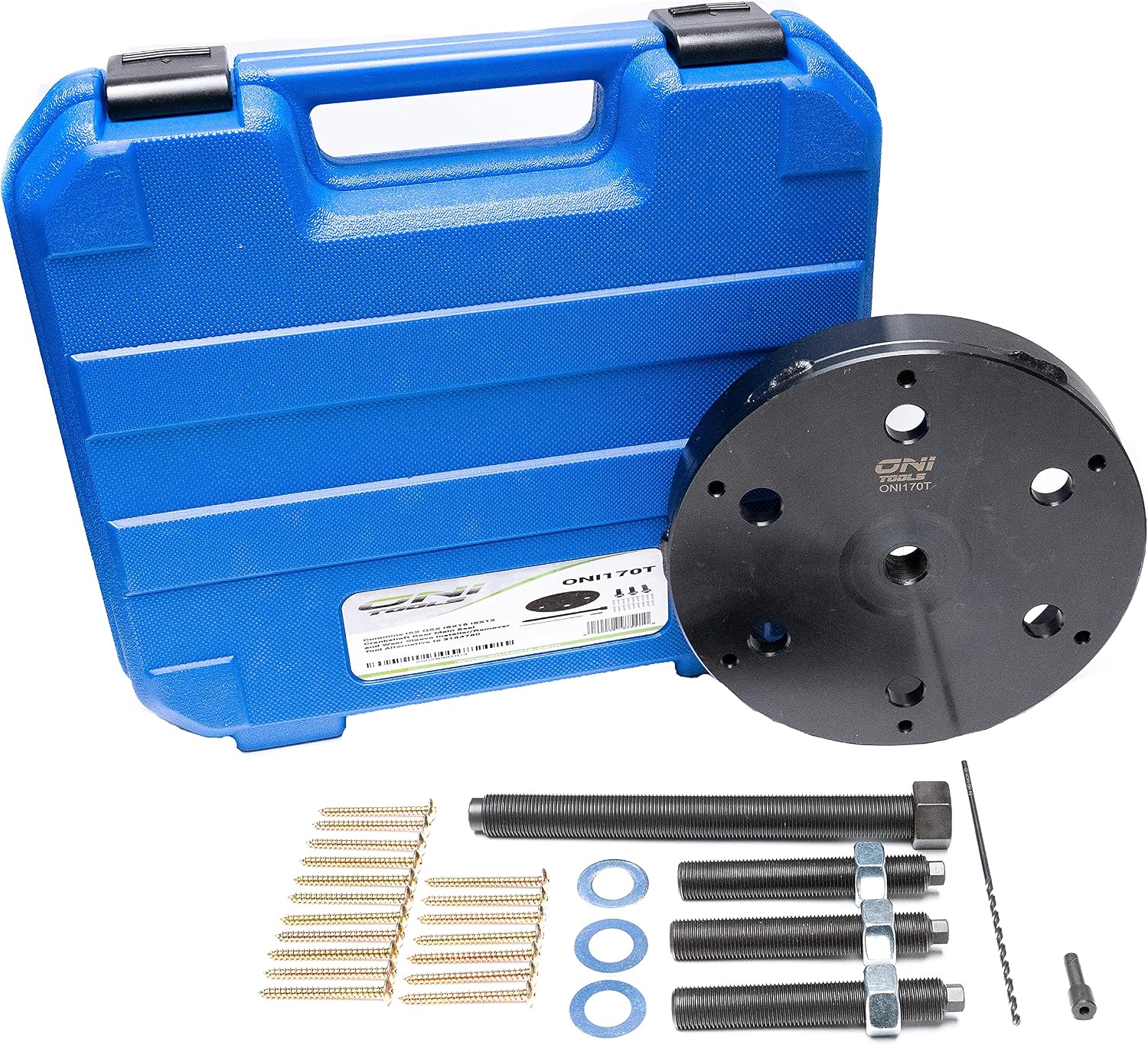 Oni Tools Front & Rear Crankshaft Seal Remover & Installer Tool Set for Cummins ISX QSX ISX12 & ISX15 Alternative to OEM 3164780 and 3162992 Heavy Duty Diesel Truck Crank Main Oil Seals & Wear Sleeve